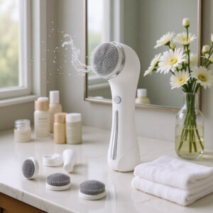 Hudvårdsapparat med EMS-lyft och djupabsorberande massage