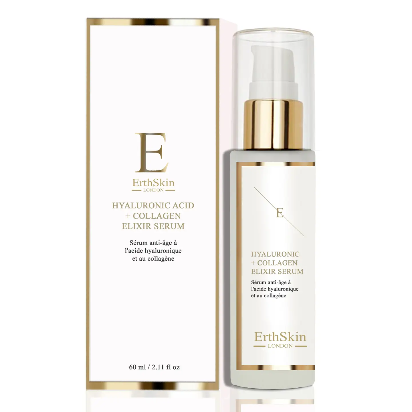 ErthSkin London – Hyaluronic Acid & Collagen Elixir Serum (60 ml)