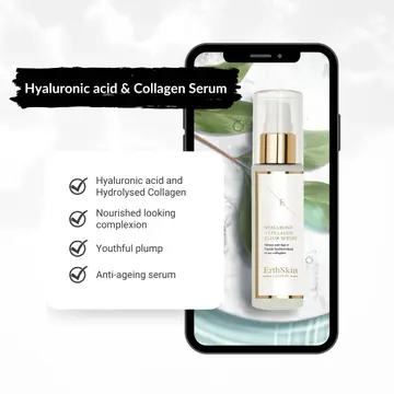 ErthSkin London – Hyaluronic Acid & Collagen Elixir Serum (60 ml) - Bild 2